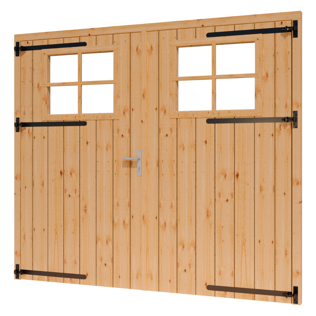 Douglas dubbele deur met raam