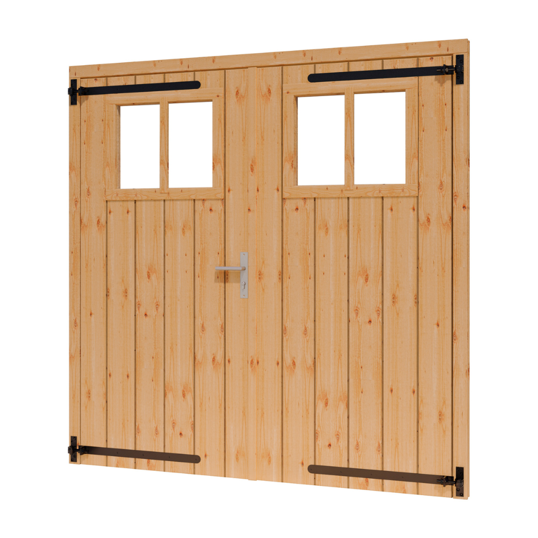 Douglas dubbele deur met raam