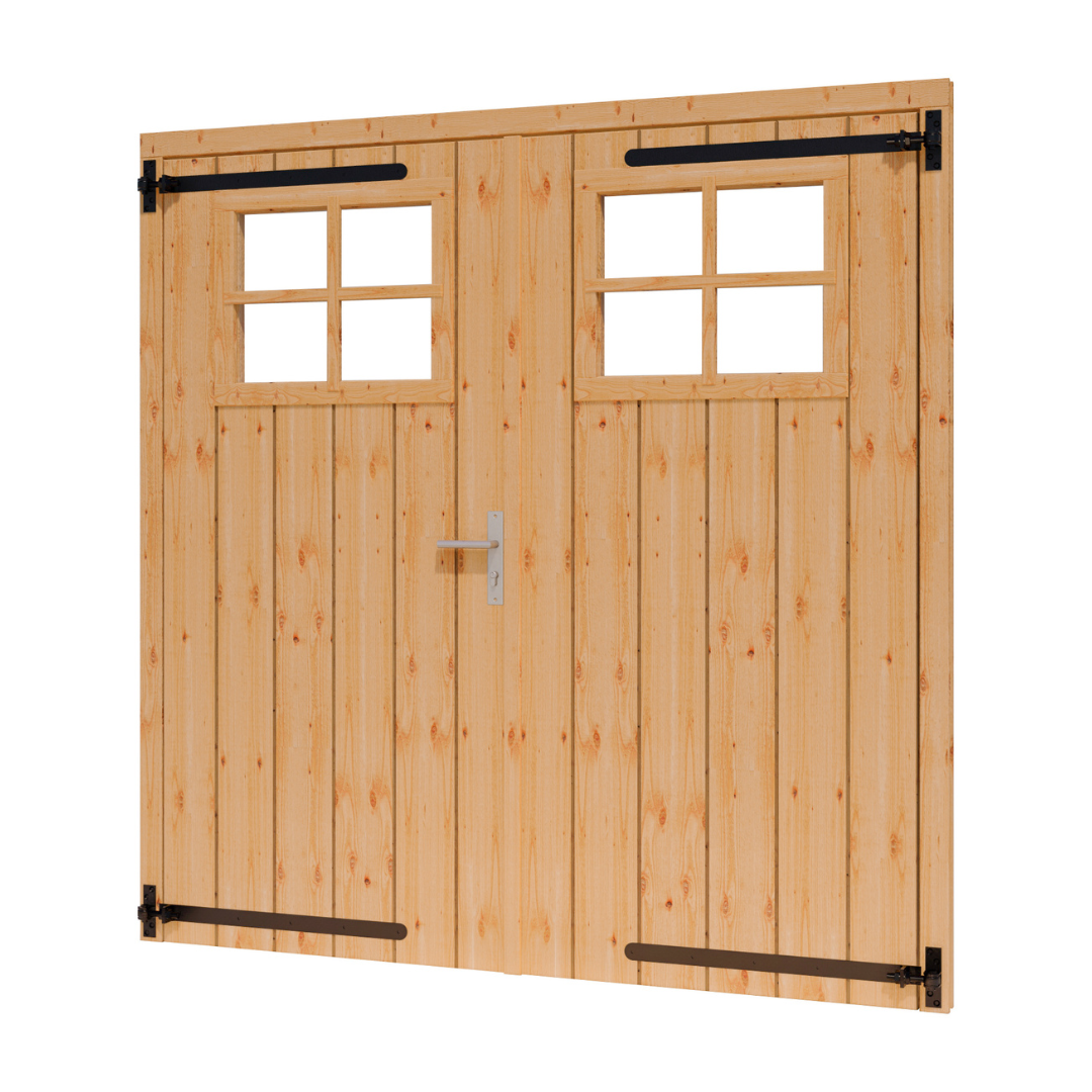 Douglas dubbele deur met raam