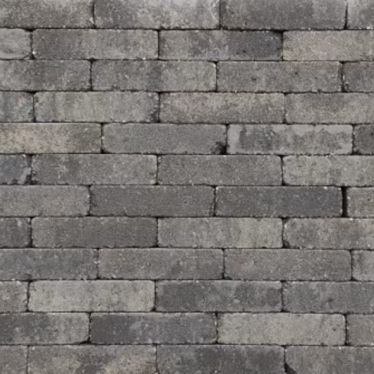 Beton klinkers Stonique Grijs/zwart