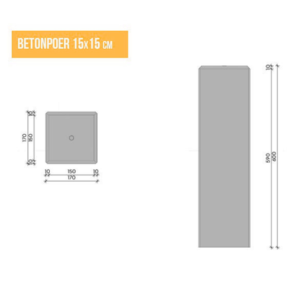 Beton poer
