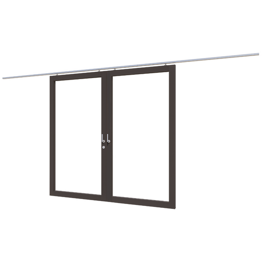 Steellook schuifdeur dubbel