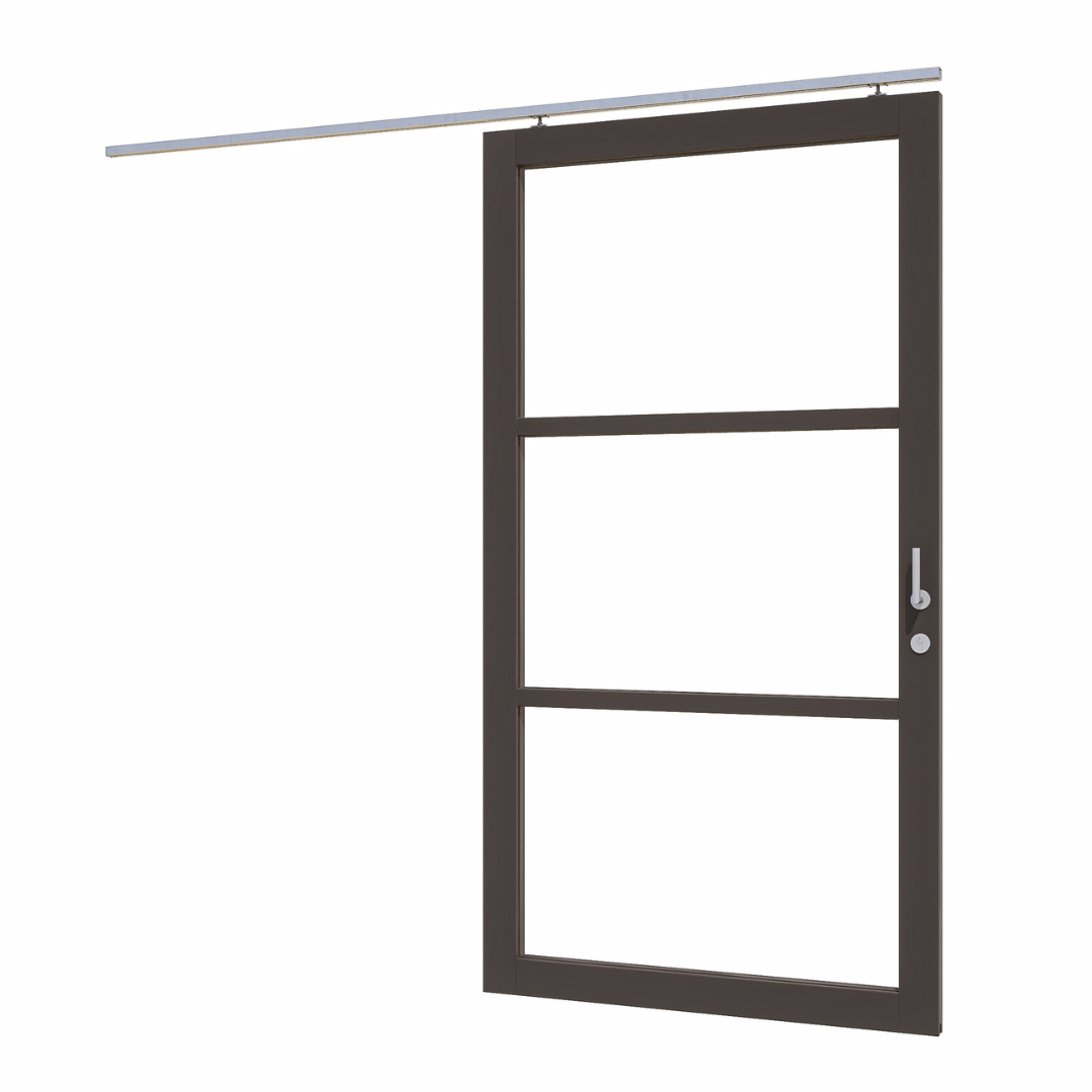Steellook schuifdeur enkel