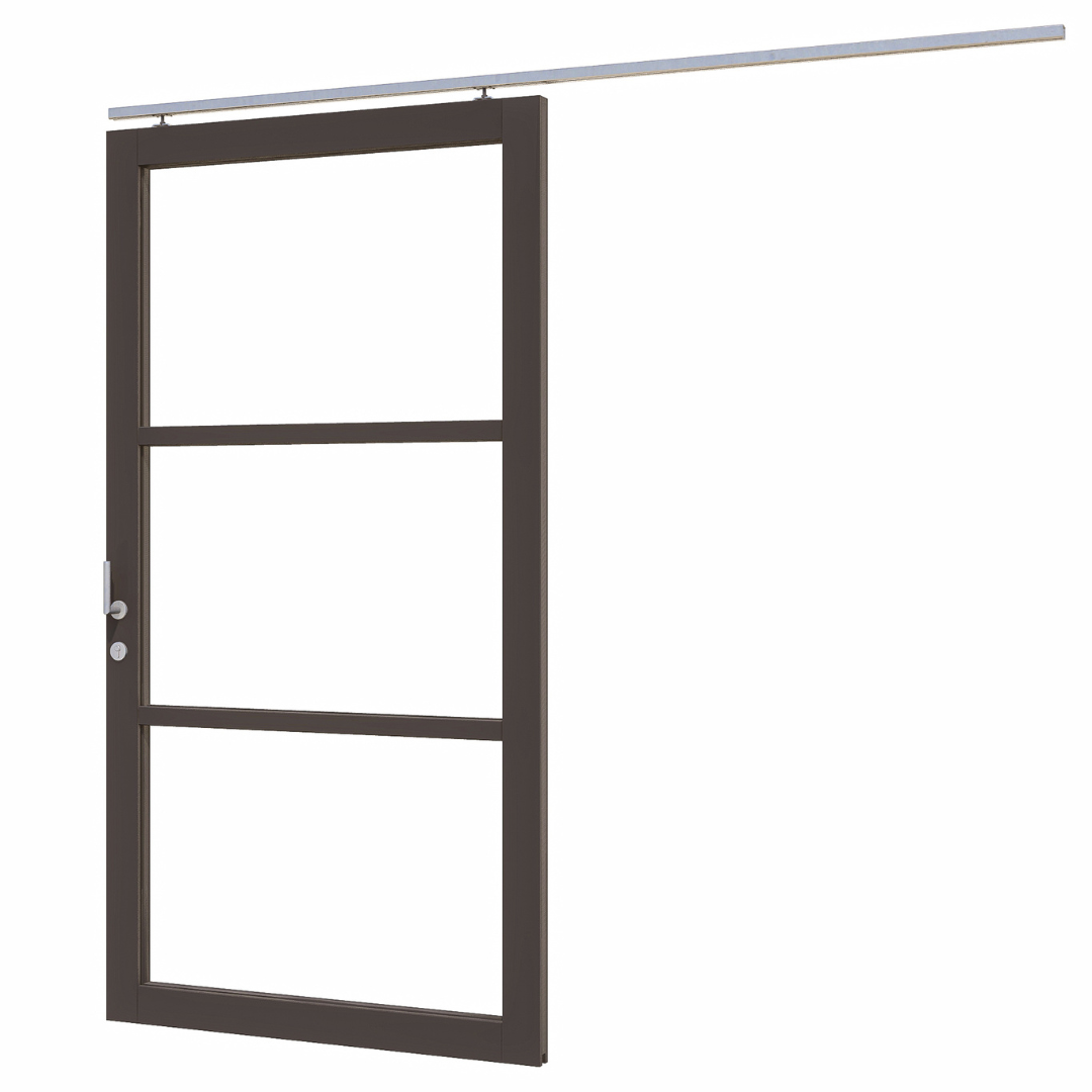 Steellook schuifdeur enkel