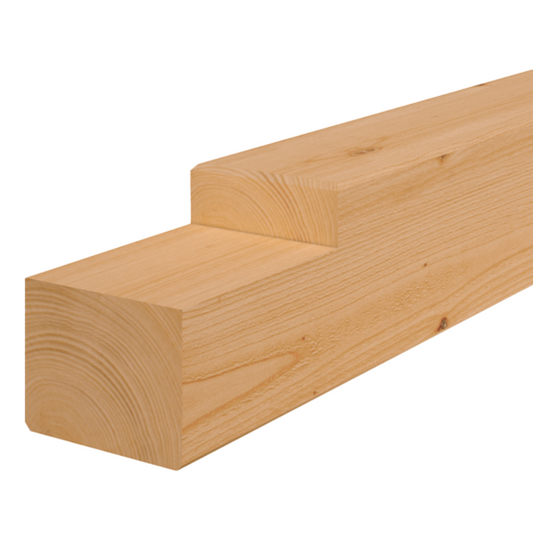 Douglas paal geschaafd tussenstaander met keep 14.5x14.5x234.5cm